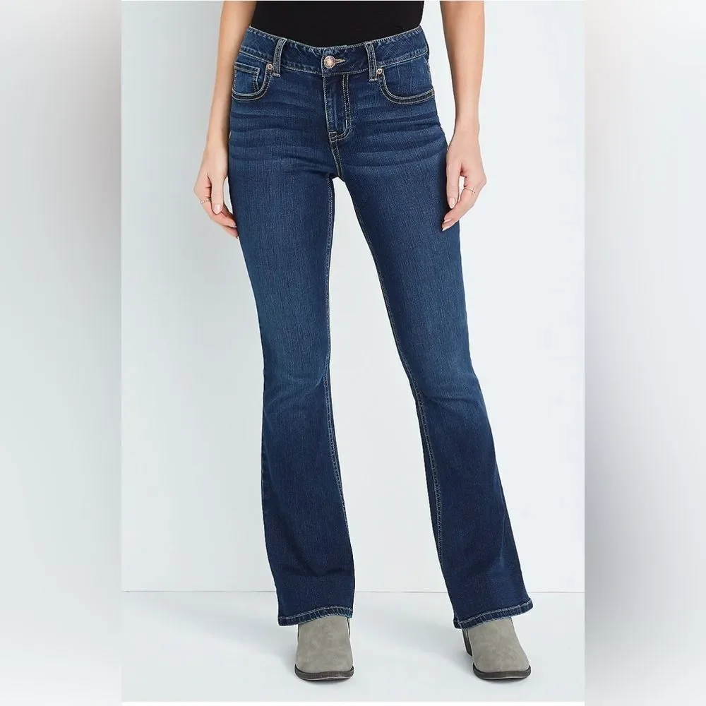 NWT sz 14 *m jeans* by maurices Classic Flare Mid Rise Jean
